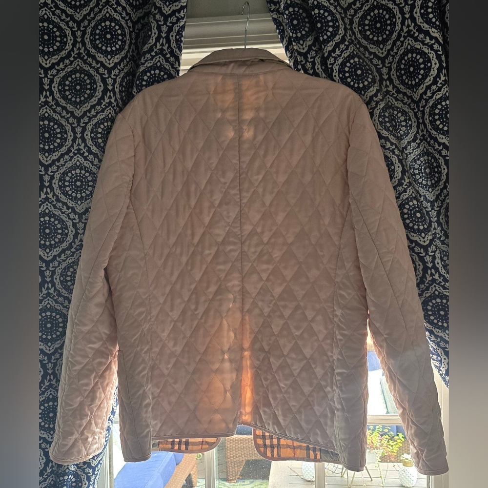 Burberry PINK Nova Check Quilted Jacket - Picture 3 of 14